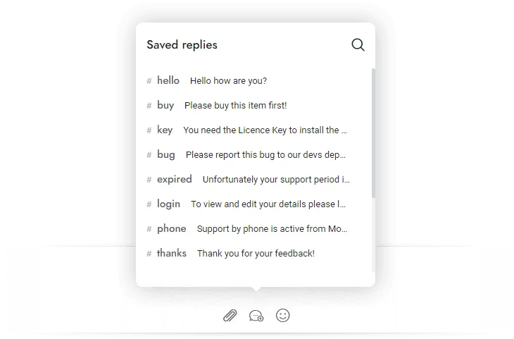 Support Features